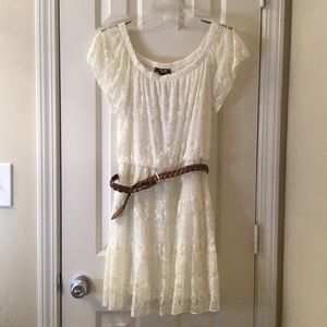 LAST CHANCE SALE! White Lace Dress